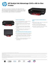Maybe you would like to learn more about one of these? Hp Deskjet Ink Advantage 3545 E All In One Printer Manualzz