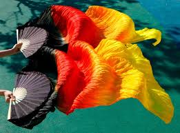 Ventaglio danza nazionale, ventaglio danza del ven Ventaglio di danza  nazionale, ventaglio pieghevole a mano, angelo passero Ventaglio di danza  del ...