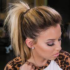 9 Cool Girl Messy Hairstyles To Rock Short Hair Ponytail Short Ponytail Hot Hair Styles