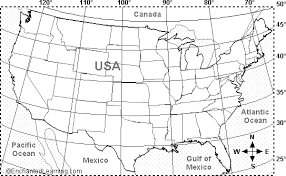 usa latitude and longitude activity printout 2 enchantedlearning com with images 6th grade social studies social studies classroom teaching social studies pinterest