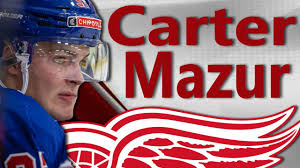 Top Detroit Red Wings Prospect: Carter Mazur Lighting up the NCAA