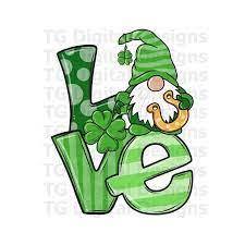St Patricks Day Gnome Png Love Png For Sublimation St Patrick S Day Gnome Lucky Clover Shamrock Horseshoe Tshirt Design Download File Shirt St Patricks Day Pictures St Patrick S Day Crafts St