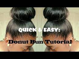 Smooth waves perm for long hair Hair Tutorial High Bun For Relaxed Hair Quick And Easy Relaxed Hair Natural Hair Styles For Black Women Hair Styles