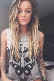 Her Tattoos Kiz Dovmeleri Uzun Sac Guzellik