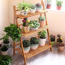 3 Tier Plant Stand Outdoor Bamboo Flower Pot Shelf Stand Folding Display Rack Garden Yard Walmart Com In 2020 Plant Stands Outdoor Patio Plants House Plants Decor