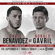 Many people thought the first. David Benavidez Vs Ronald Gavril Boxrec