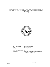 Maybe you would like to learn more about one of these? Dokumen 1 Ktsp Mts Nusantara Dadap