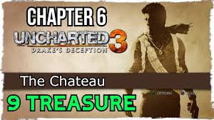 Uncharted 3 Chapter 6 Treasure Locations 9 Treasures Youtube