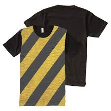 Black And Yellow Stripes Shirt Yellow And Black Traffic Stripes Men 39 S T Shirt Gift For Him Present Idea Cyo Design Black Shirt Stripes Shirt Gift