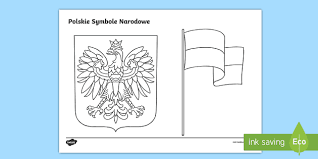 Darmowe kolorowanki do wydruku o różnorodnej tematyce, które możesz wydrukować i pokolorować. Kolorowanka Polskie Symbole Narodowe Teacher Made