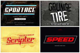 The text generator section features simple tools that let you create graphics with fonts of different styles as well as various text effects; 21 Energetic Speed Fonts That Will Satisfy Your Need For Speed Hipfonts