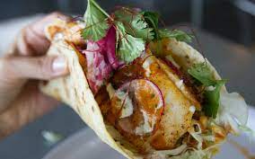 The ultimate fish taco (fried) is amazing and huge for $8. Slapfish Opens In Camden Eat And Drink London On The Inside