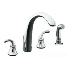 All products from widespread kitchen faucet category are shipped worldwide with no additional fees. Kohler K 10445 Cp Polished Chrome Forte Widespread Kitchen Faucet W Spray 650531553294 Ebay