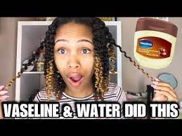 Vaseline Petroleum Jelly To Define Moisturize Natural Hair Unbelievable Results Video Natural Hair Moisturizer Natural Hair Styles Petroleum Jelly Hair