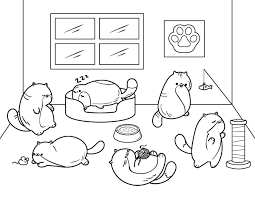 Digital digi stamp miss kitty 12 instant download.amazing coloring pages powerpuff girls images and also animated coloring pages. Printable Kawaii Kitten Coloring Page