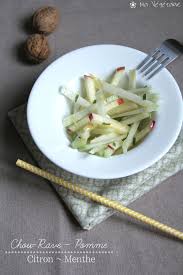 salade de chou rave et pomme citron menthe ma vegetable chou rave salade de chou salade