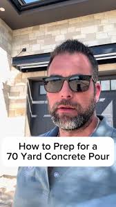 Preparativos para un gran proyecto de concreto