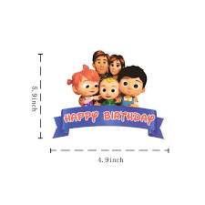 Maybe you would like to learn more about one of these? Cake Decorations For Cocomelon Cake Topper Birthday Party Supplies Cupcake Toppers For Children Buy Online At Best Price In Ksa Souq Is Now Amazon Sa Grocery