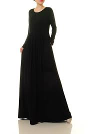 Long Black Dress Long Sleeve Black Maxi Dress Rayon Knit Etsy Pretty Black Dresses Long Black Dress Black Long Sleeve Dress