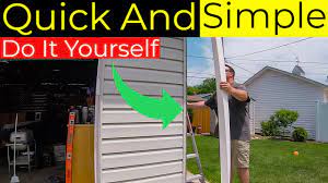 Mar 20, 2021 · when vinyl windows and doors don't operate smoothly, it's usually because gunk has built up in the channels. Diy Vinyl Siding Corner Repair Youtube