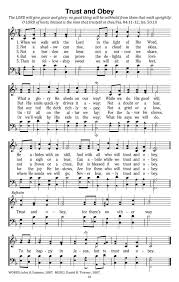 Trust And Obey Hymn Music Hymn Sheet Music Gospel Song Lyrics