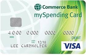 Commerce Bank Myspending Card Commerce Bank Cards Visa Card