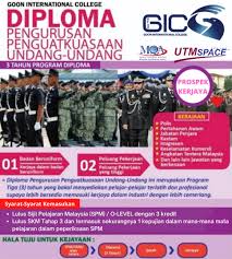 Sudahkah anda bersedia untuk melihat senarai program pengajian beserta syarat kelayakan?. Diploma Pengurusan Goons International College Facebook