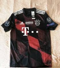Mens ajax soccer jersey 20 21 customised name. Bayern 20 21 Commemorative Champions League Third Jersey With Ucl Patches Ebay