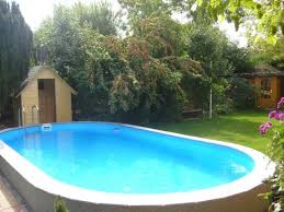 Ovales Stahlwandpool Teileinbau Pool Gartenpools Im Freien