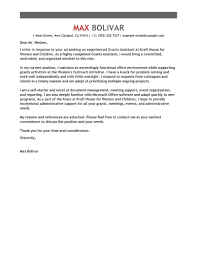 Best Grants Administrative Assistant Cover Letter Examples Livecareer