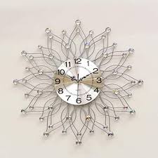 Amazon Com Wall Clocks Large Decorative Home Kitchen Large Wall Clock Wall Clock Clock