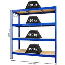 Abhängig von der geplanten nutzung der garage können sie aus unseren standardmaßen eine breite von 2700mm bis 5800mm und eine tiefe von 5020mm bis 8740mm auswählen. Stabiles Schwerlastregal Tiefe 60 Cm 450 Kg Pro Fachboden Keller Regal Garagen Regal Werkstatt Regal Lager Regal Kaufen