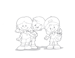 Colorir amizade reviewed by lindos desenhos para pintar on 09:26 rating: Desenho De Amizade Entre Criancas Para Colorir Tudodesenhos