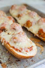 Meatball French Bread Pizza Recipe French Bread Pizza Recipes Pizza Bread