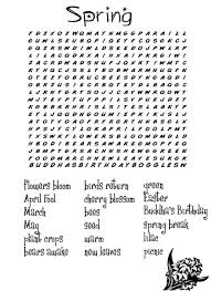 These puzzles are themed to keep kids occupied while waiting for festivities to get under way. 35 Free Printable Crossword Puzzles Ideas In 2021 Spring Word Search Spring Words Printable Crossword Puzzles
