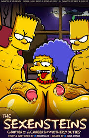 Brompolos - The Sexensteins (Simpsons) Chapter 2 • Free Porn Comics