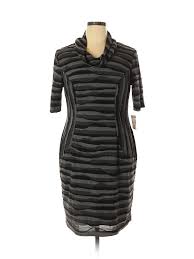Dressbarn Casual Dress Slip Dress Black Solid Dresses Used Size 14 Casual Dress Clothes Dresses