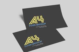 Download A4 Landscape Flyers Mockup Mockup World