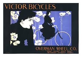 victor bicycles overman wheel co bradley will 1896 etsy vintage poster art poster art poster prints
