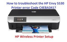 How To Troubleshoot The Hp Envy 5530 Printer Error Code C4eba341 Wireless Printer Printer Coding