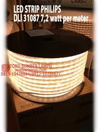 Ukuran rumah lampu led strip. Jual Led Strip Philips Dli 31087 7 2 Watt Per Meter Sumberlampu Com
