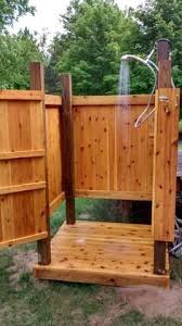 Free Outdoor Shower Wood Plans Diy Pinterest Wood Plans And Woods Outdoor Bathroom Design Outdoor Shower Enclosure Outdoor Shower