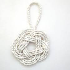 Nautical Christmas Ornament Sailor Knot Turks By Mysticknotwork Nautical Christmas Nautical Christmas Ornaments Beach Christmas Decorations