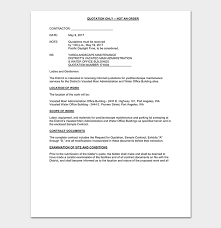 The purpose of this letter is to formally request a business to prepare a quotation proposal and submit it on a particular date. Contractor Quotation Template 16 Samples Formats Forms