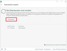 Aktualisieren Der Datenbanken Von Kaspersky Internet Security 19