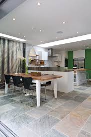 By all means, make your home a reflection of your personal style. 50 Degrees North Architects Ground Floor Rear Extension In South West London Open Plan Open Plan Kitchen Living Room Kitchen Dining Living Slate Floor Kitchen