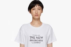 Balenciaga black new classic women's t shirt. Balenciaga New Logo T Shirt In White Hypebae