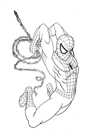 Coloriage Spiderman gratuit à imprimer pour enfant