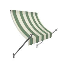 A city like no other has and deserves an awning like no other. New Orleans Spear Arm Awning With Crescent Slope