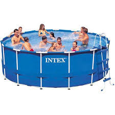 Intex 15 X 48 Metal Frame Swimming Pool Clearance 199 00 Was 399 00 Best Above Ground Pool Above Ground Swimming Pools Intex